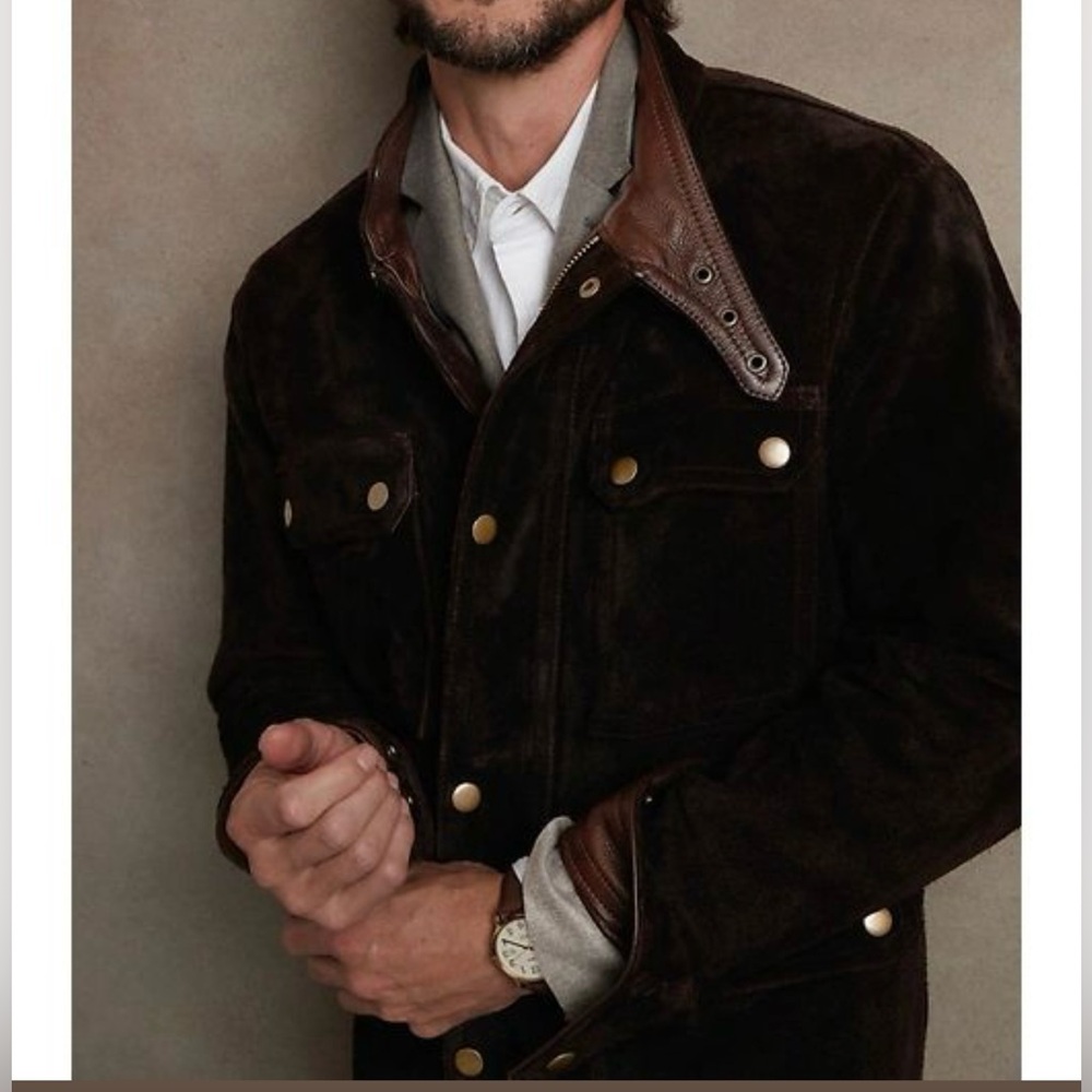 Heritage Suede Leather Field Jacket by Banana Republic

Brand NEW! With Tags!